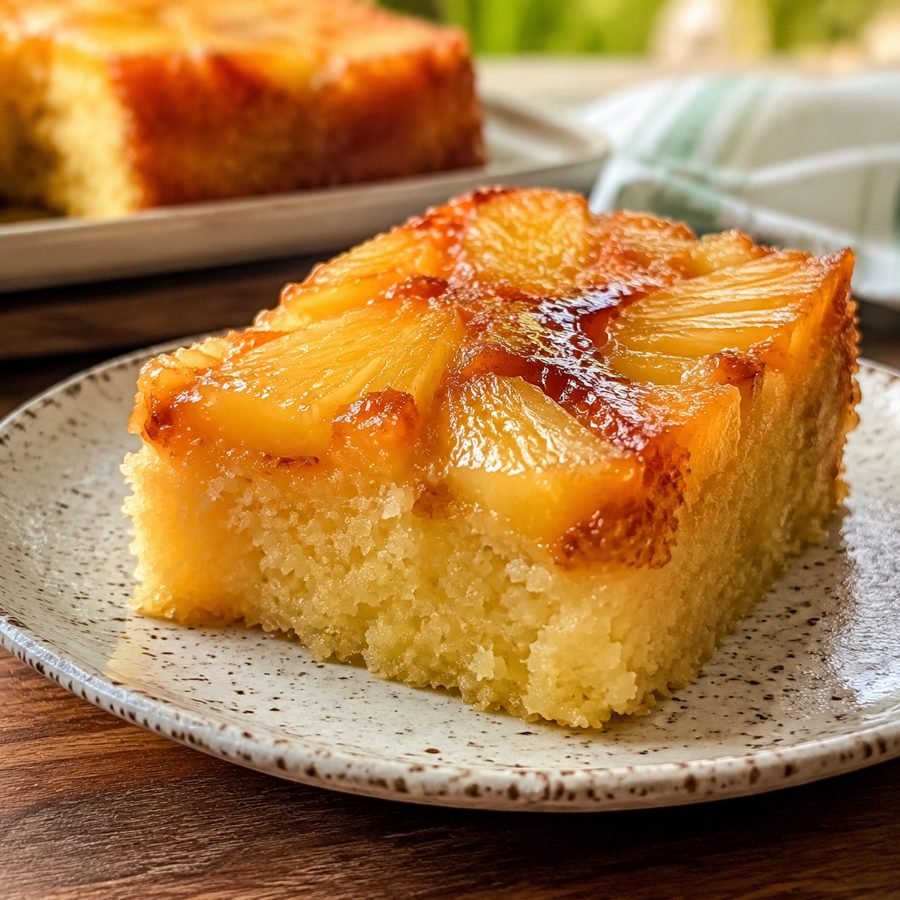 Saftiger Ananaskuchen
